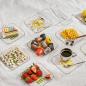 Preview: Großhandel B2B Klare Kinder Snack Schale, acht Stück + Boden